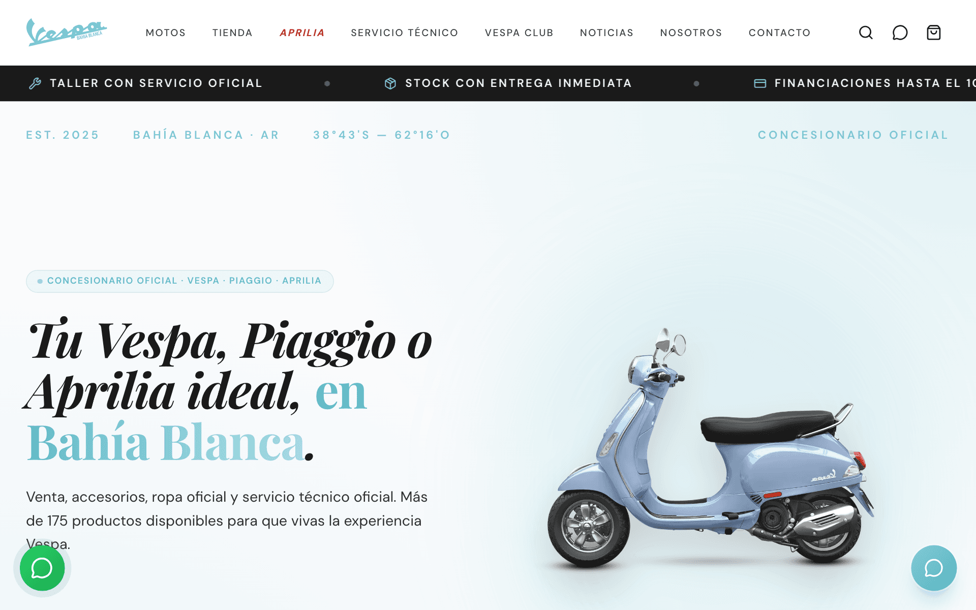 Sistema de Vespa Bahía
